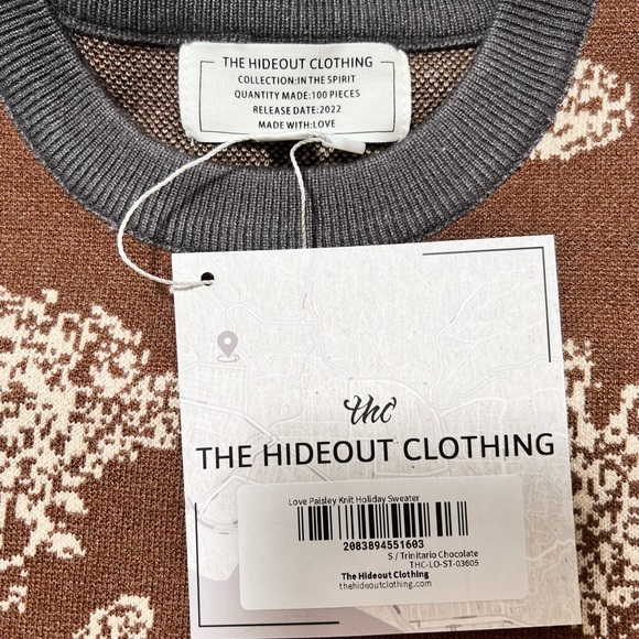 In the Spirit of Love sweater by THC S. Small or Large men’s Medium & XL women’s - Picture 7 of 11